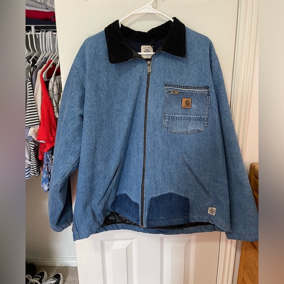 Carhartt Jackets & Blazers - Vintage Rework Carhartt Jean Jacket from London